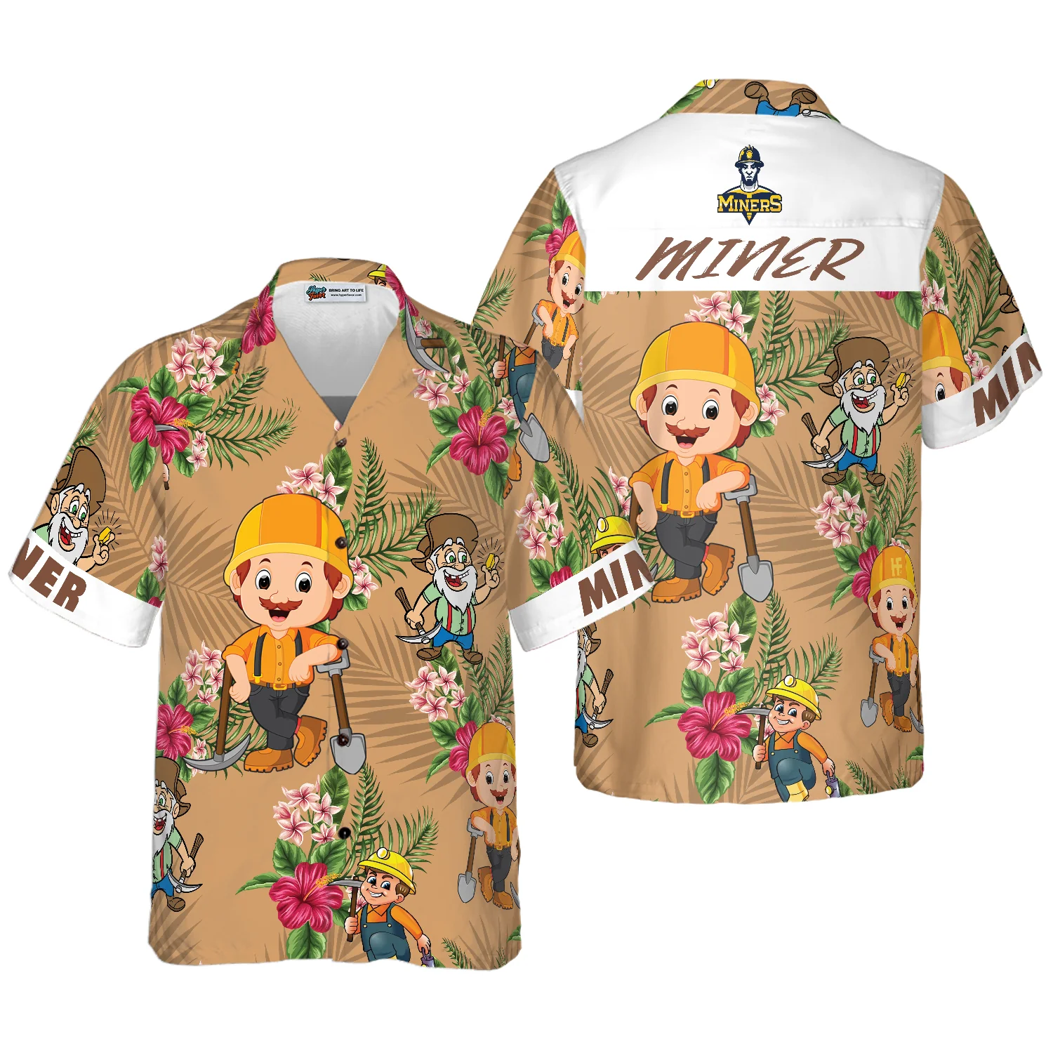 Miner Proud Hawaiian Shirt Aloha Shirt For Men and Women