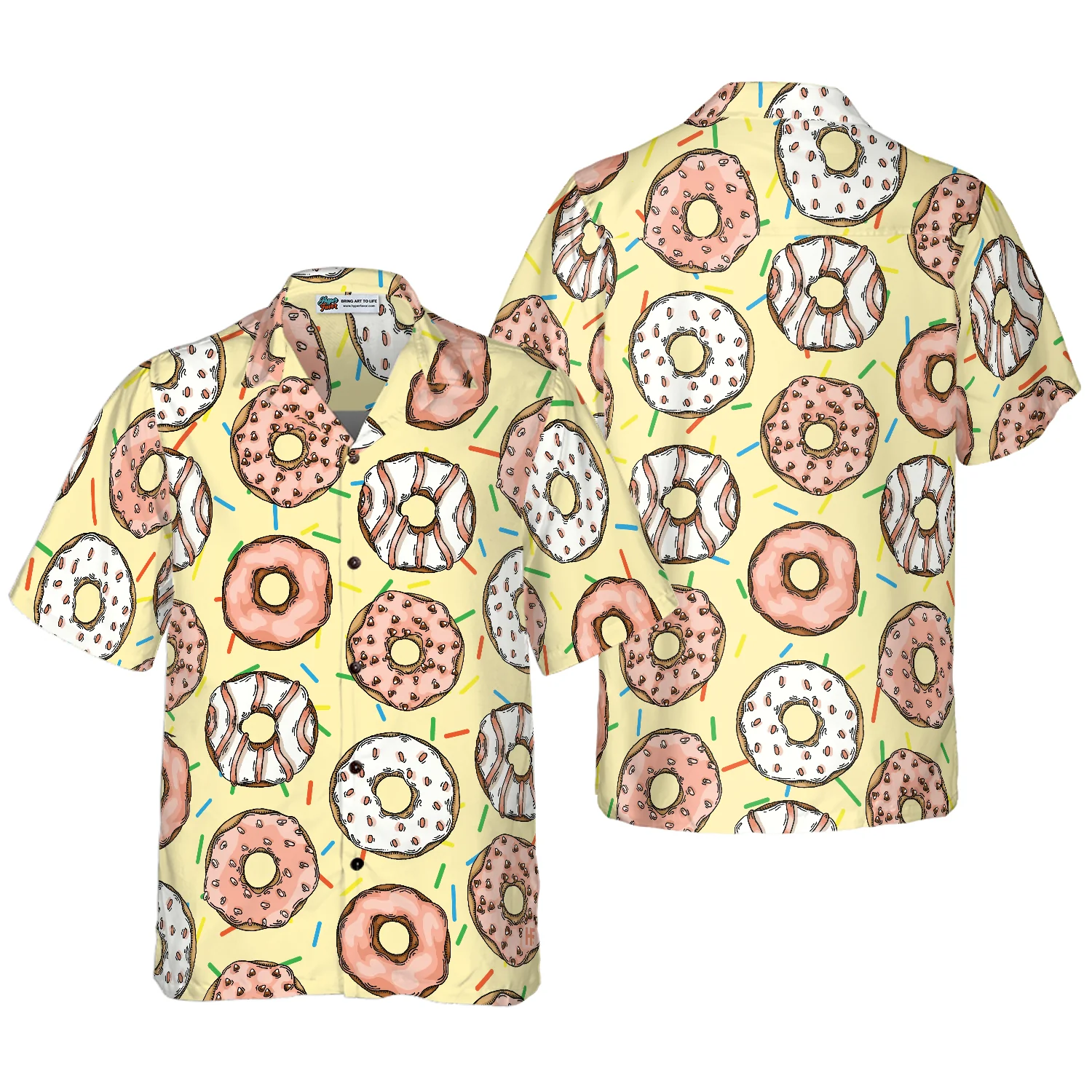 Donut Is My Life Shirt Hawaiian Shirt Aloha Shirt For Men and Women