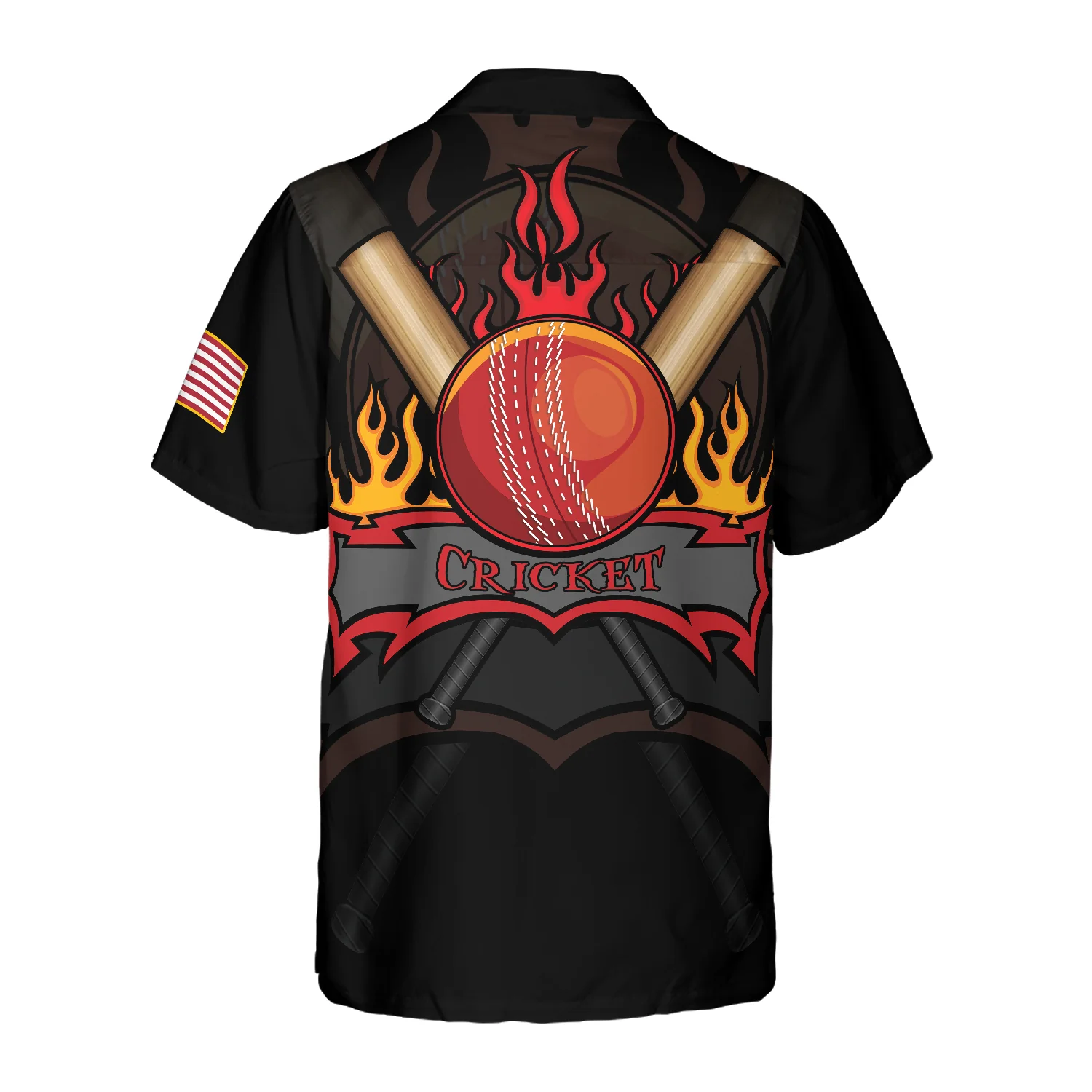 Cricket Flame Hawaiian Shirt Aloha Shirt For Men and Women