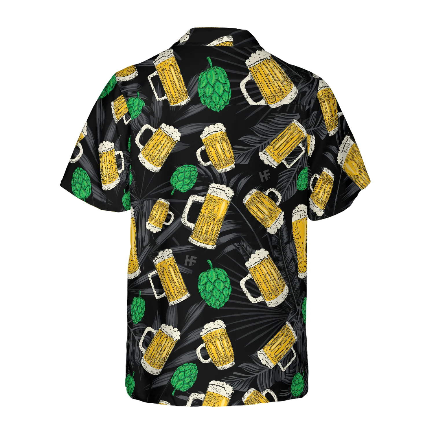 Beer Mugs And Hop Hawaiian Shirt Aloha Shirt For Men and Women