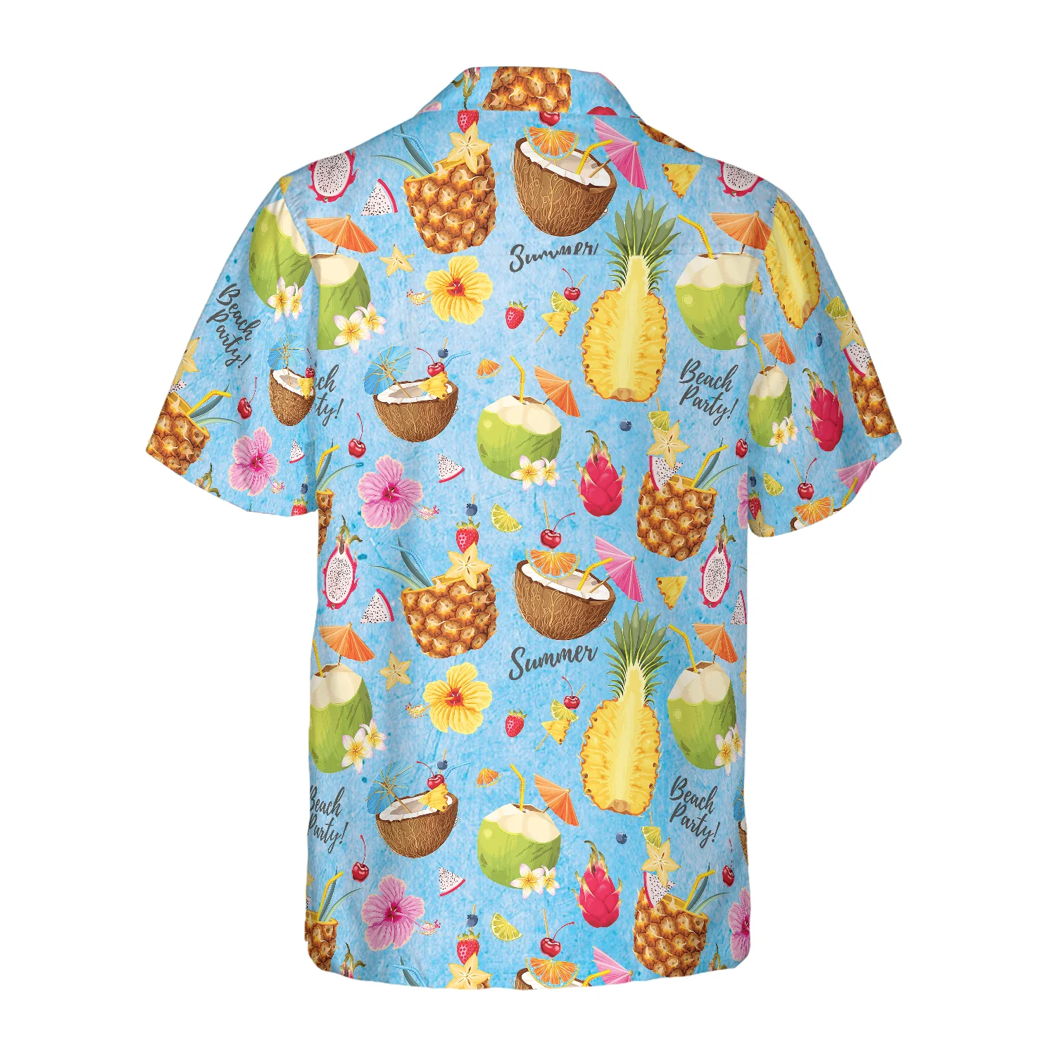 Tropical Drinks For Summer Bartender Hawaiian Shirt Aloha Shirt For Men and Women