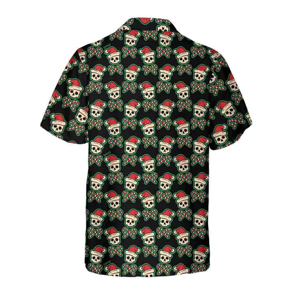 Vintage Pirate Santa Skull Hawaiian Shirt Funny Christmas Santa Shirt Best Gift For Christmas Aloha Shirt For Men and Women