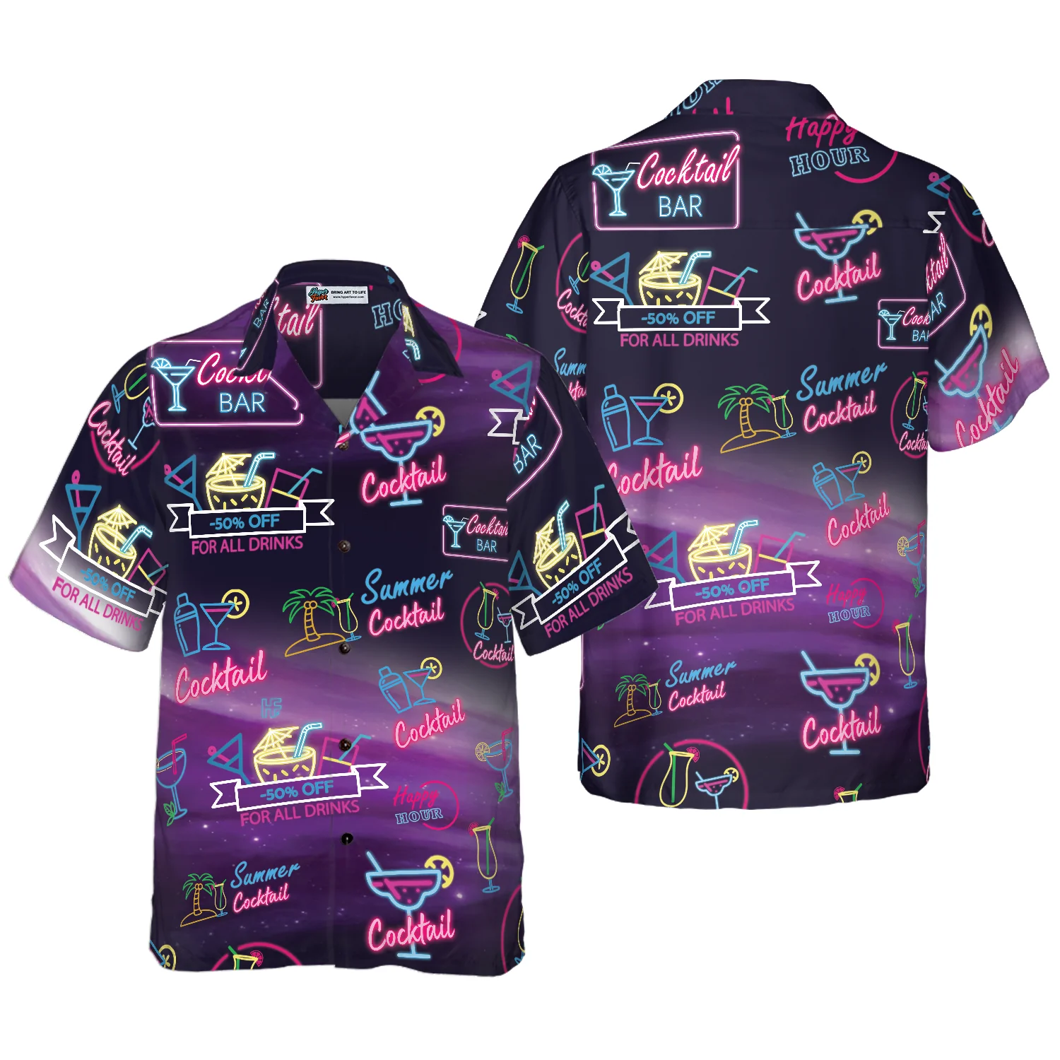 Life Is Better With Cocktail Hawaiian Shirt Aloha Shirt For Men and Women