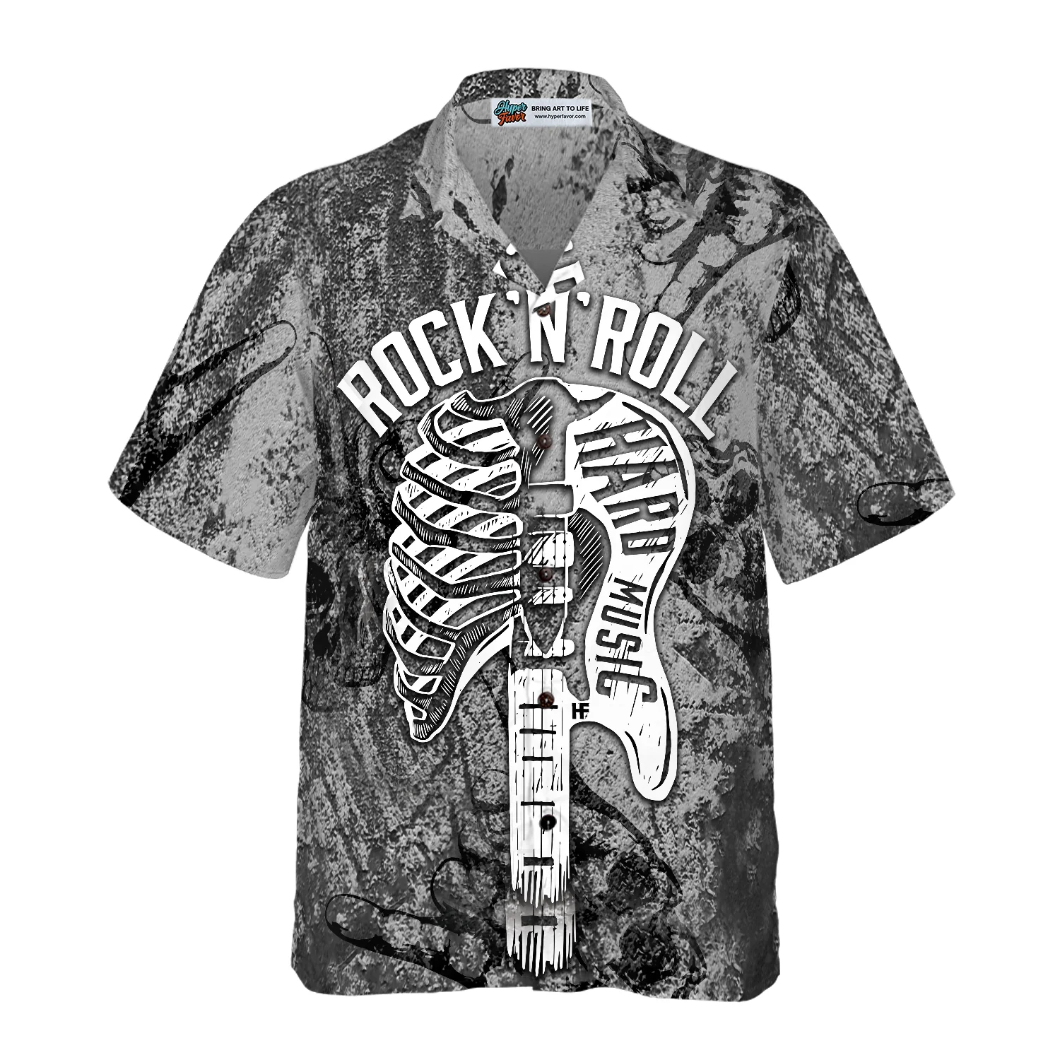 Long Live Rockn Roll Guitar Hawaiian Shirt Aloha Shirt For Men and Women