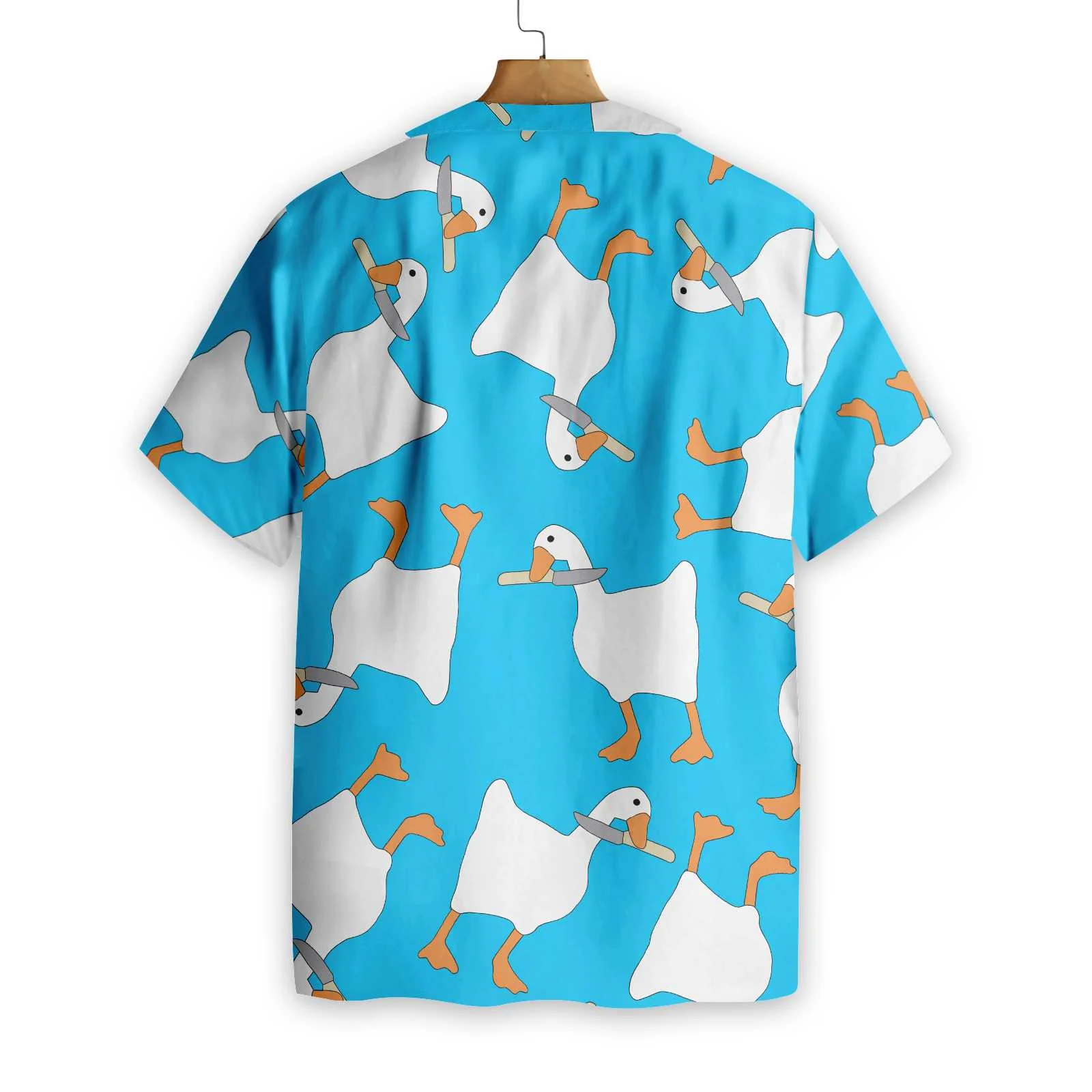 A Dangerous Duck With Knife Hawaiian Shirt Aloha Shirt For Men and Women