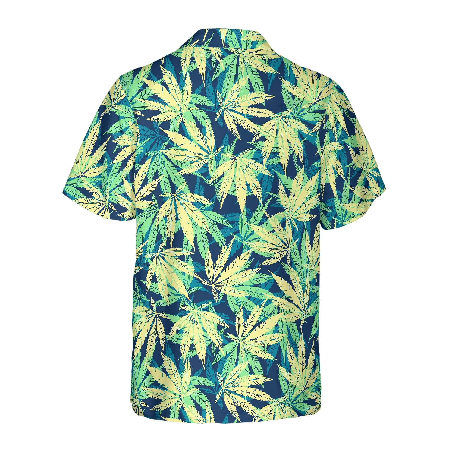 Tropical Marijuana Leaves Shirt Hawaiian Shirt Aloha Shirt For Men and Women