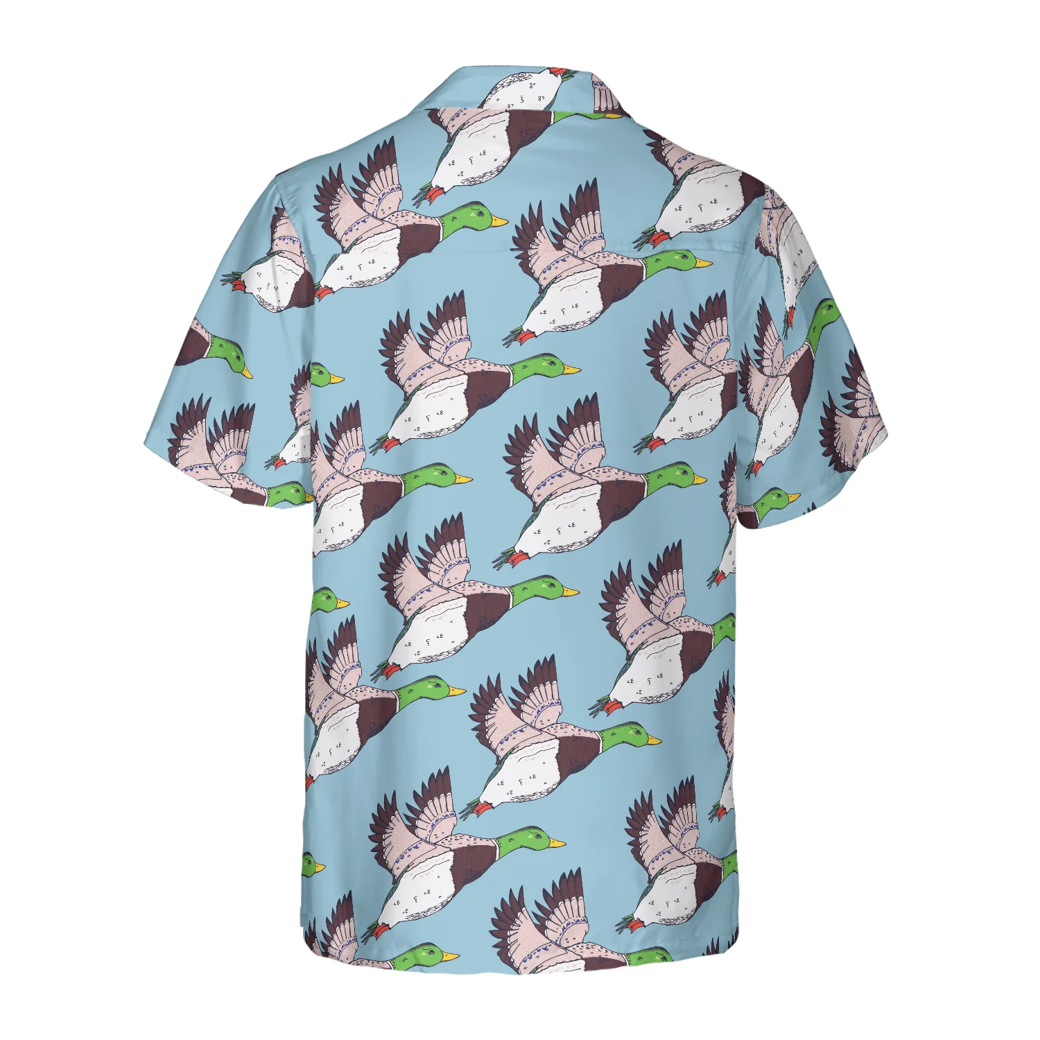 Flying Ducks Shirt Hawaiian Shirt Aloha Shirt For Men and Women