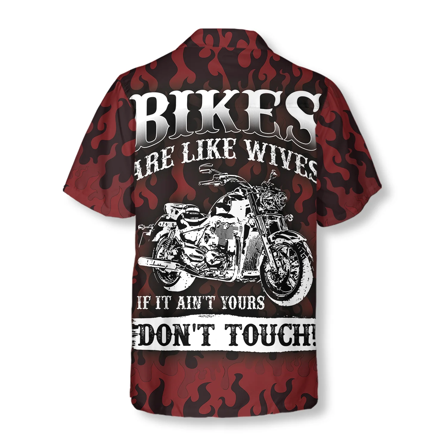 Dont Touch My Motorbike Hawaiian Shirt Aloha Shirt For Men and Women