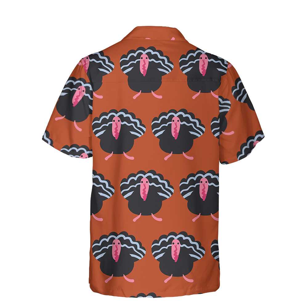 Turkey Farm Thanksgiving Hawaiian Shirt Turkey Hawaiian Shirt Best Gift For Thanksgiving Aloha Shirt For Men and Women