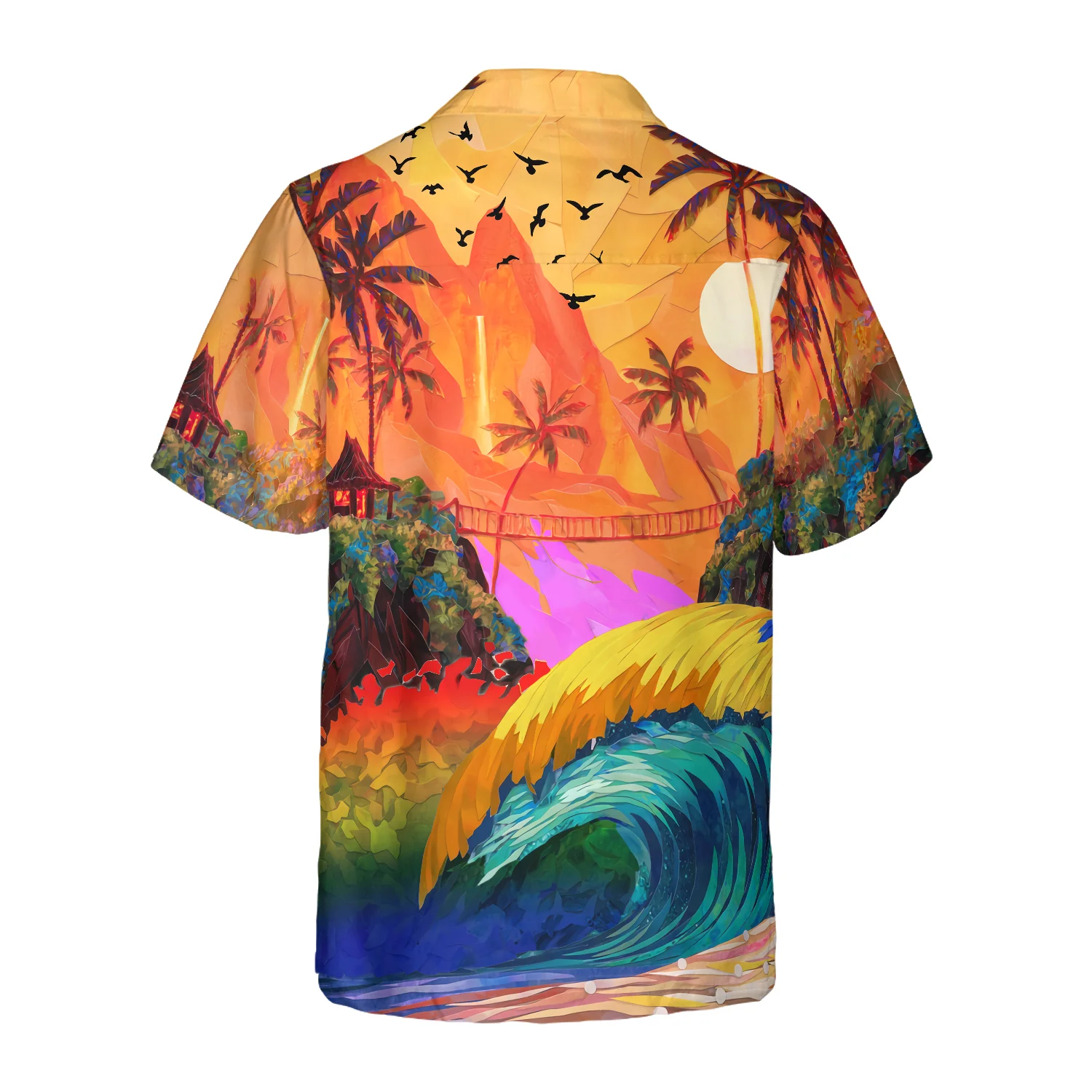 LGBT SUNSET HAWAIIAN SHIRT Hawaiian Shirt Aloha Shirt For Men and Women