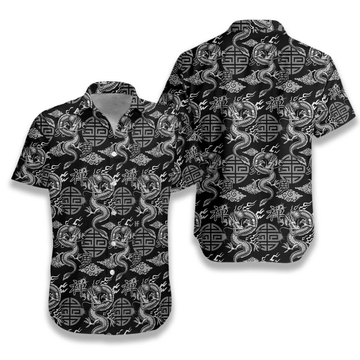 Asian Dragon Hawaiian Shirt Aloha Shirt For Men and Women