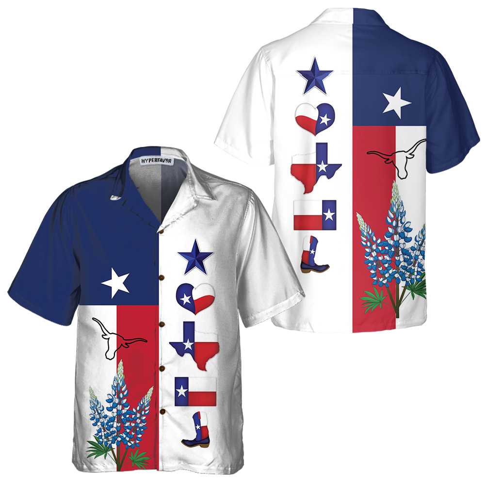 Texas Pride Hawaiian Shirt Unique Texas Shirt Gift For Texas Lovers Aloha Shirt For Men and Women