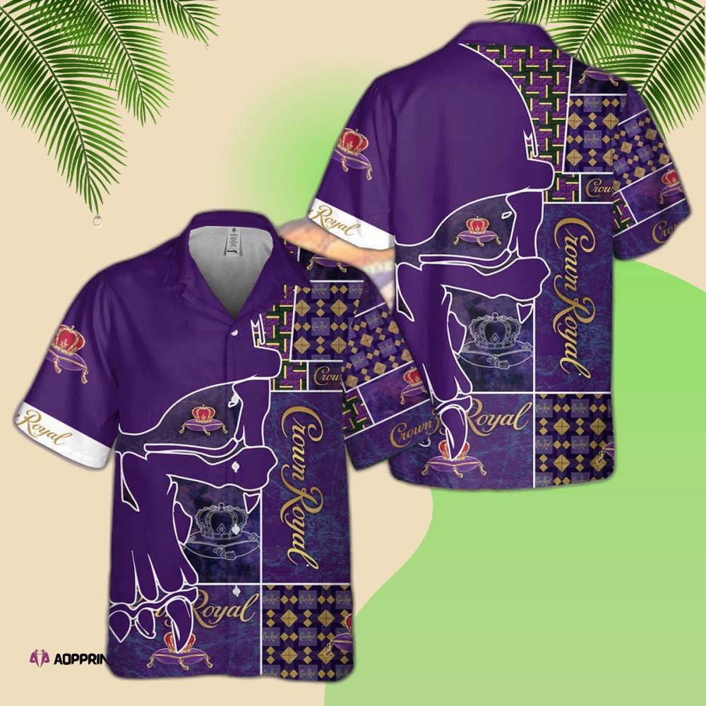 Crown Royal Fine De Luxe Hawaiian Shirt