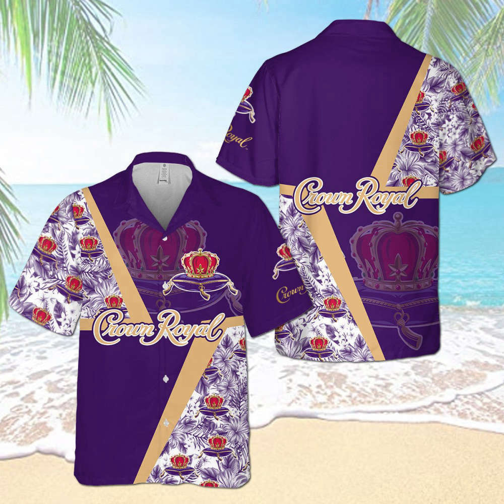 Crown Royal Hawaiian Shirt Unisex Whisky Fan Made