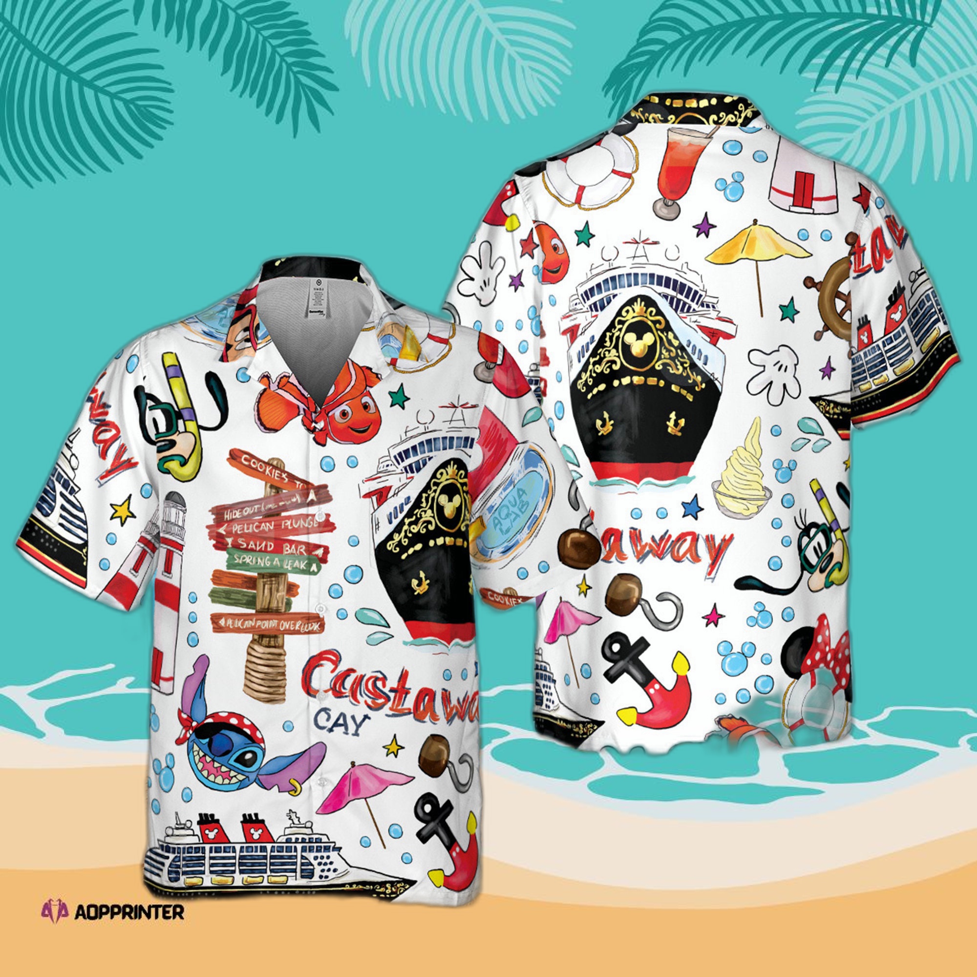 DisneylandDisney Cruise Matching Disney Cruise Hawaiian Shirt