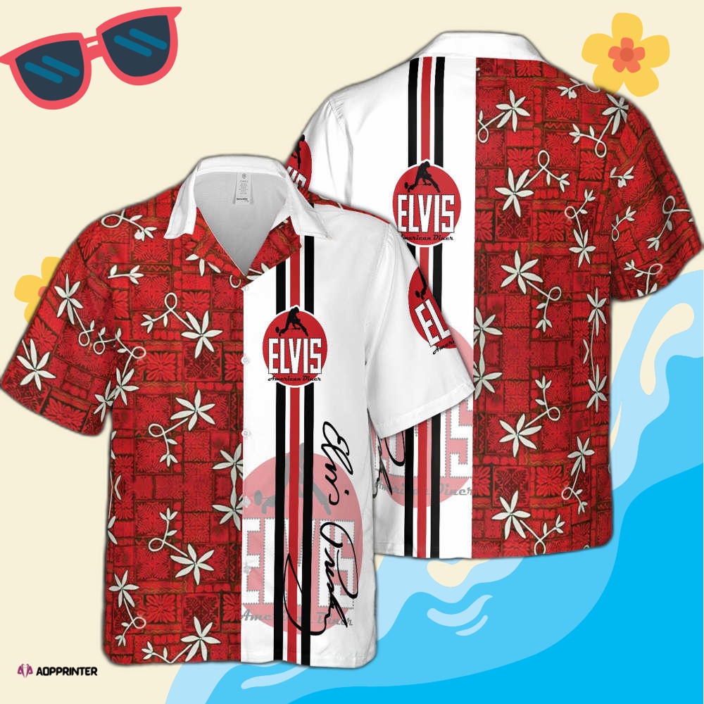 Elvis Presley Signature The King Trending Hawaiian Shirt