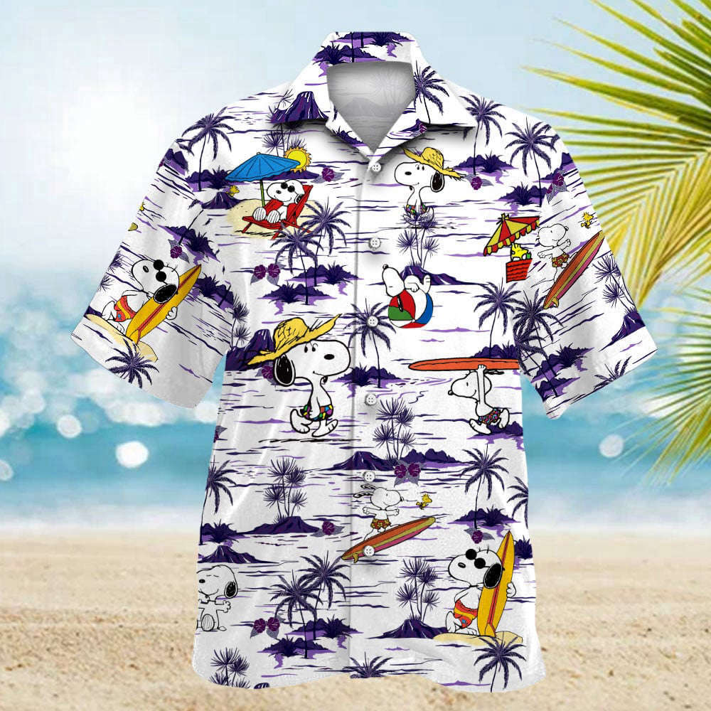 Snoopy 8 Hawaiian Shirt Summer Aloha Shirt For Men Women