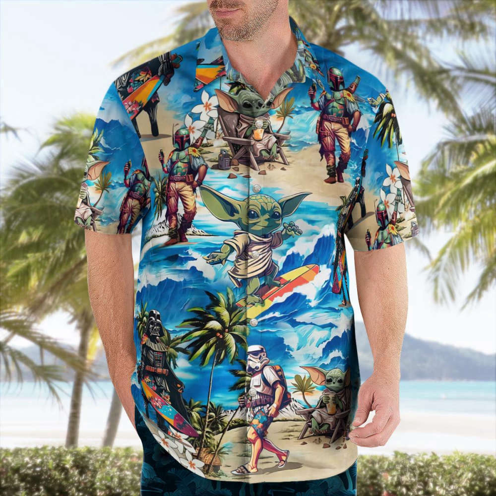 Special Star Wars Surfing Hawaiian Shirt Summer Aloha Shirt For Men Women