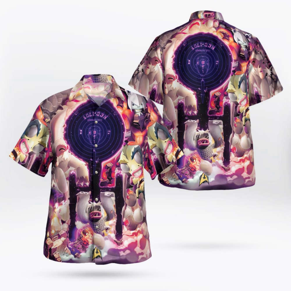 Star Trek Funny Hawaiian Shirt Summer Aloha Shirt For Men Women