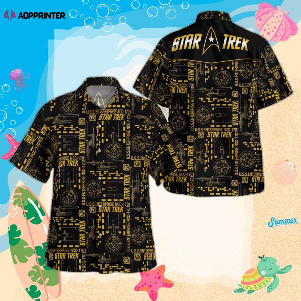 Star Trek Ncc 1701 Hawaiian Shirt Summer Aloha Shirt For Men Women