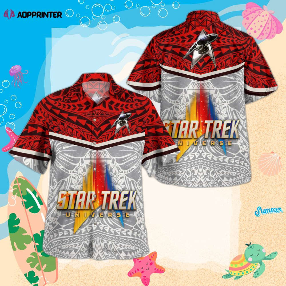 Star Trek Polynesian Hawaiian Shirt Summer Aloha Shirt For Men Women