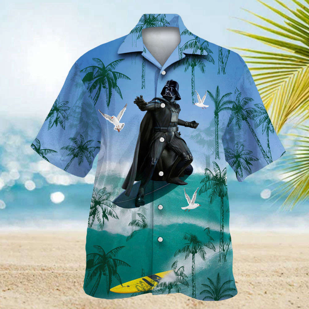 Star Wars Darth Vader Surfing Hawaiian Shirt Summer Aloha Shirt For Men Women