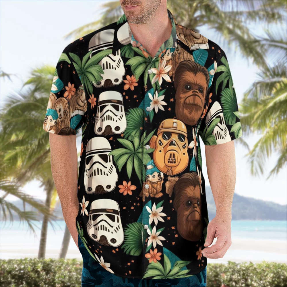 Star Wars Hawaiian Shirt Summer Aloha Shirt For Men Women