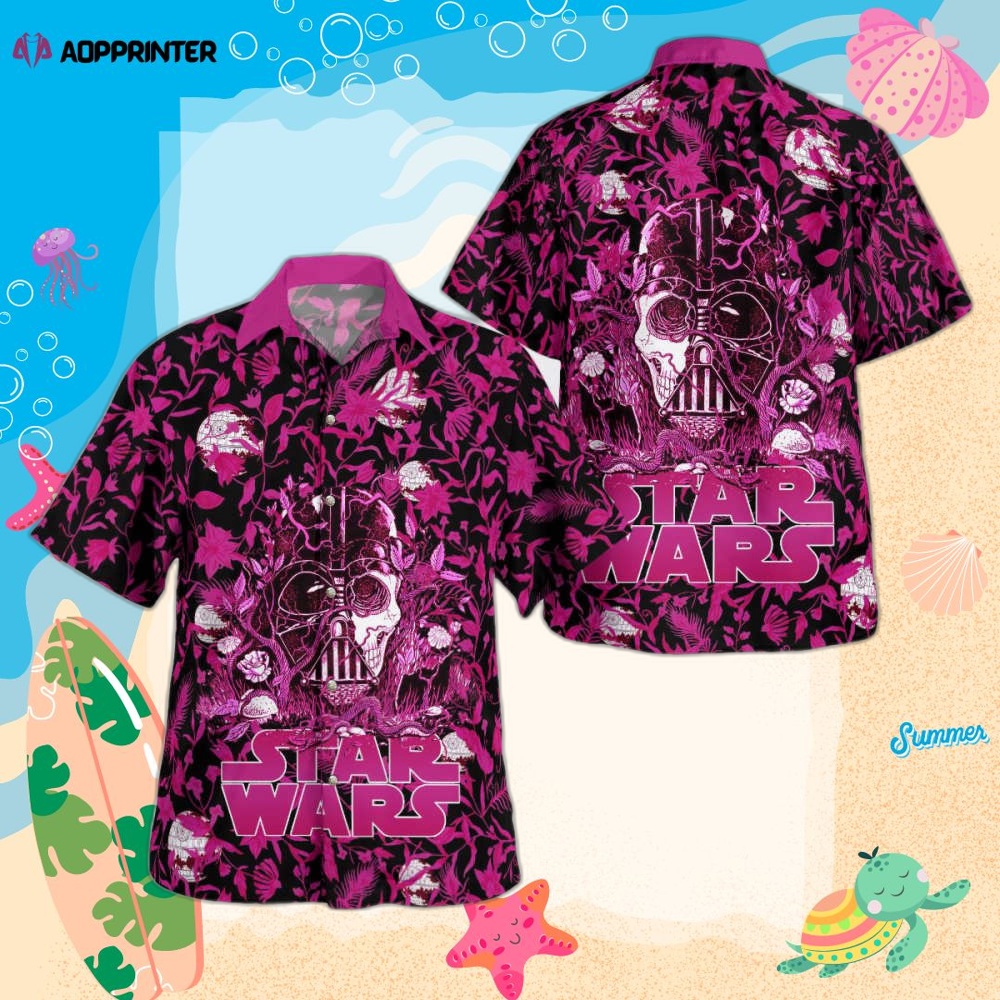 Star Wars Skull Hawaiian Shirt Summer Aloha Shirt For Men Women