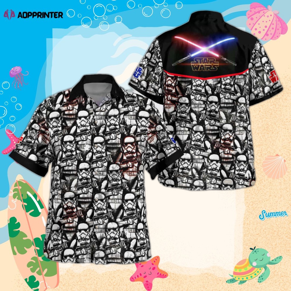 Star Wars Trooper Hawaiian Shirt Summer Aloha Shirt For Men Women