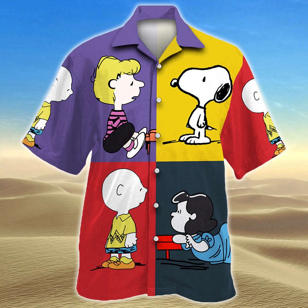 The Charlie Brown And Snoopy Show Hawaiian Shirt Summer Aloha Shirt For Men Women