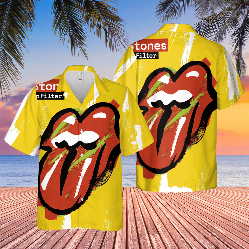 The Rolling Stones No Filter 3D Hawaiian Shirt