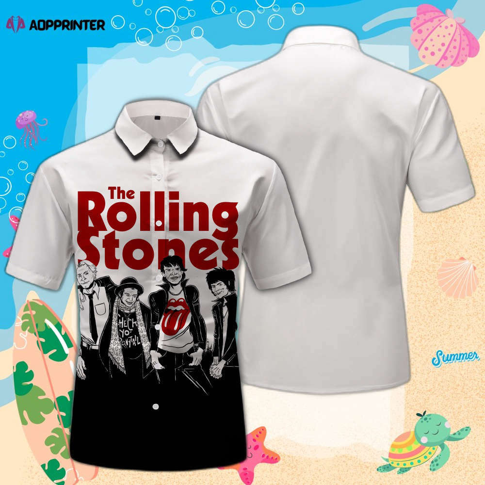 The Rolling Stones Rock n Roll Legend Hawaiian Shirt