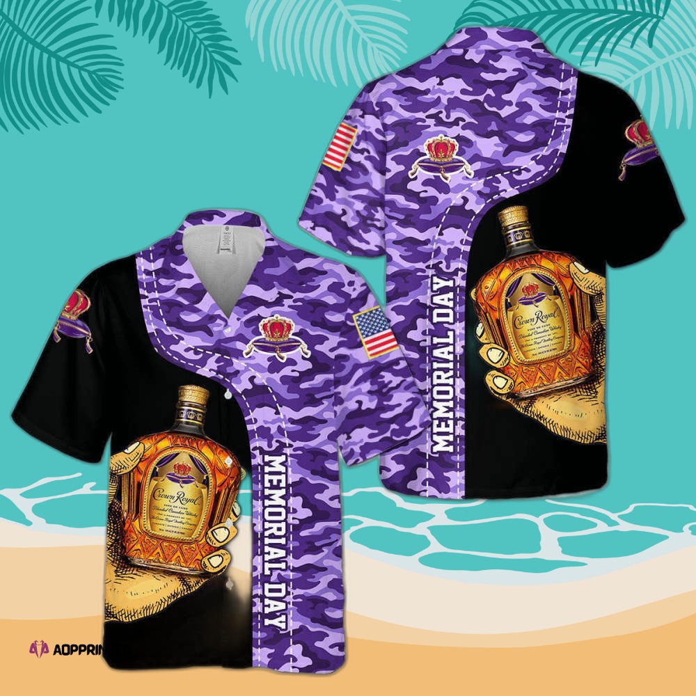 Trending Carmor Crown Royal Memorial Day Hawaiian Shirt