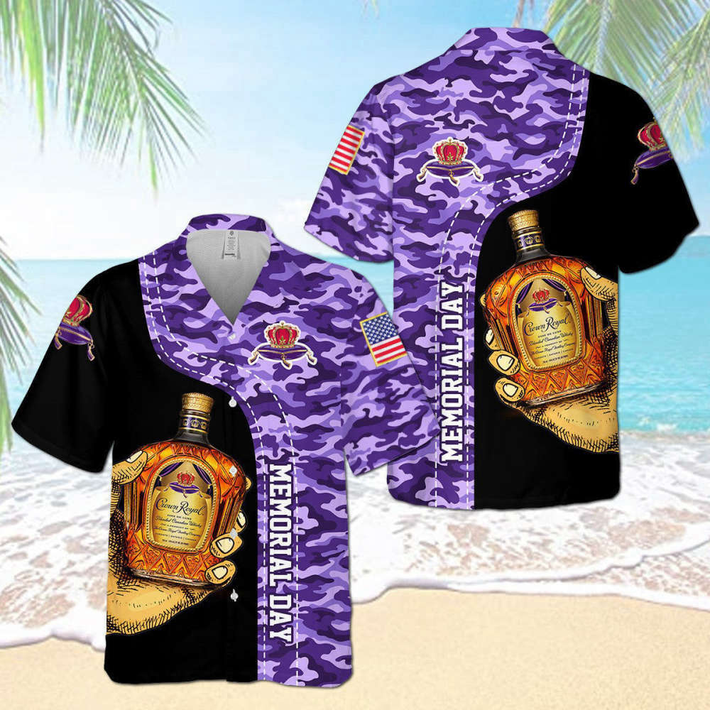 Trending Carmor Crown Royal Memorial Day Hawaiian Shirt