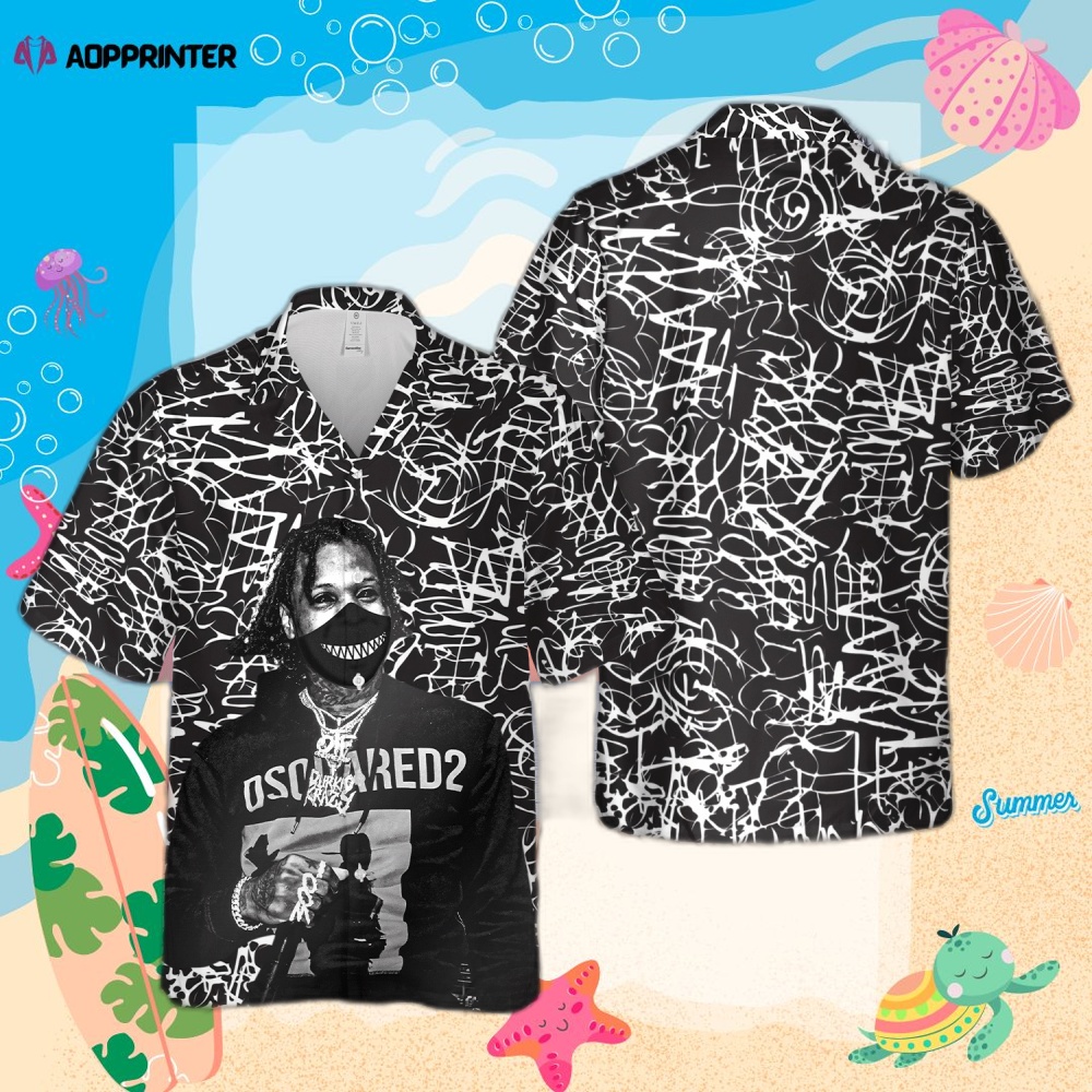 Unique Lil Durk Artwork Hawaiian Shirt