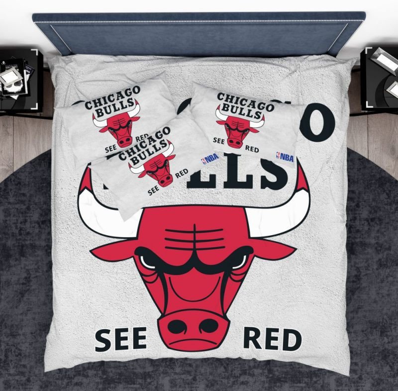 NBA Chicago Bulls 947 Duvet Cover Set - Bedding Set