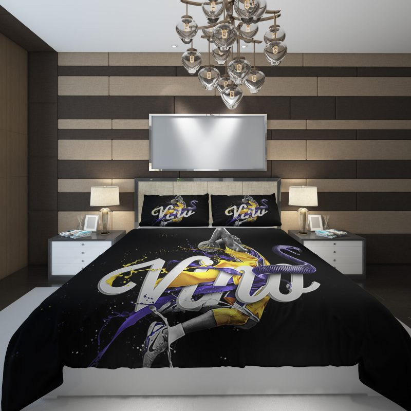 Los Angeles Lakers NBA Kobe Bryant Duvet Cover Set - Bedding Set