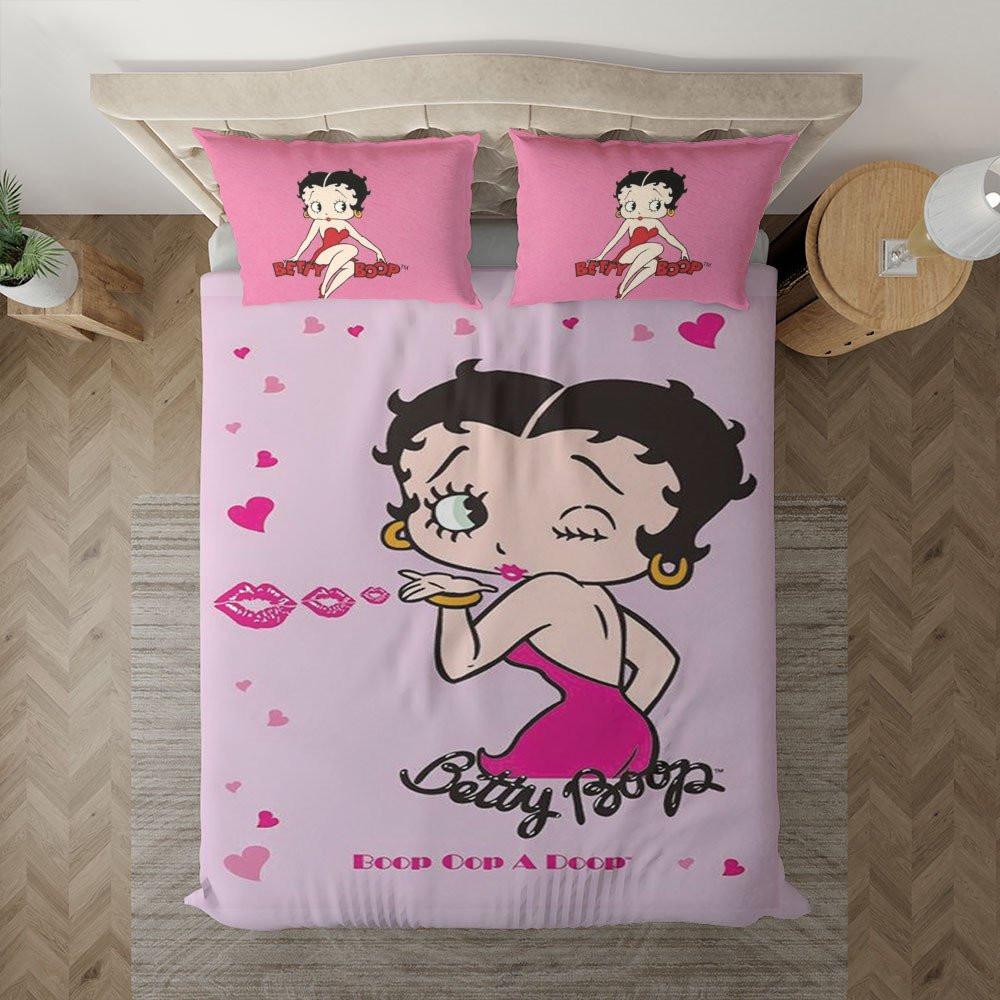 Betty Boop Boop Oop Duvet Cover Set - Bedding Set