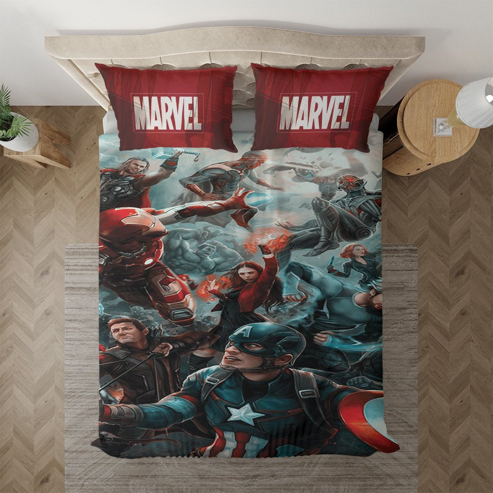 Avengers Marvel Duvet Cover Set - Bedding Set