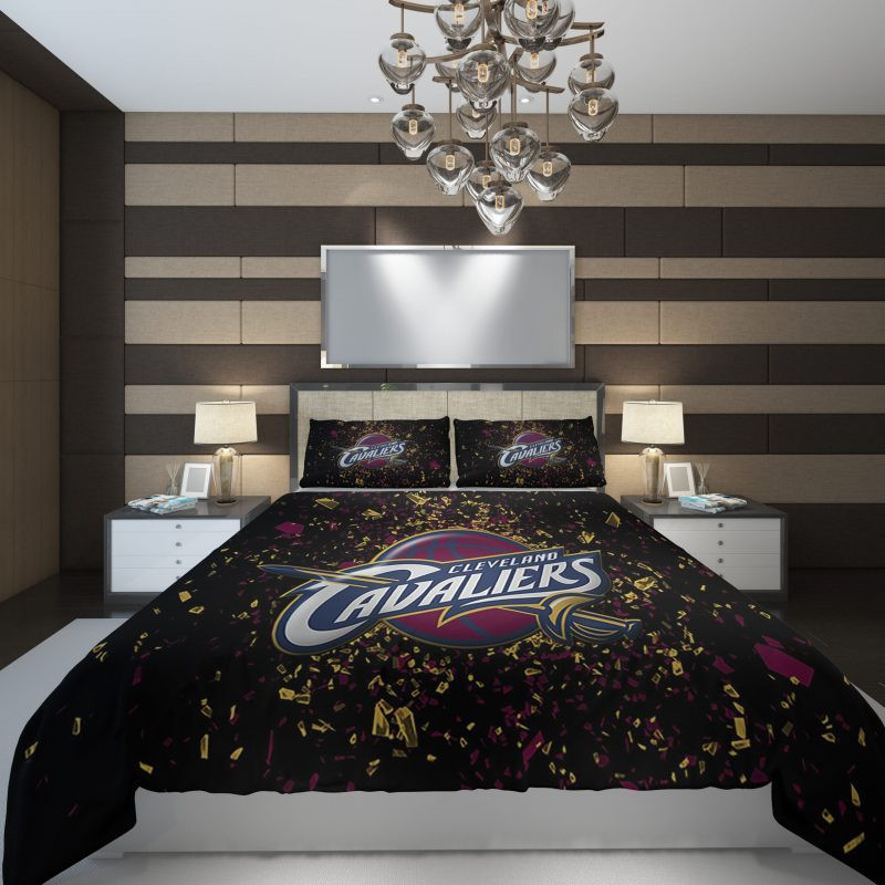 Cleveland Cavaliers NBA Basketball Duvet Cover Set - Bedding Set