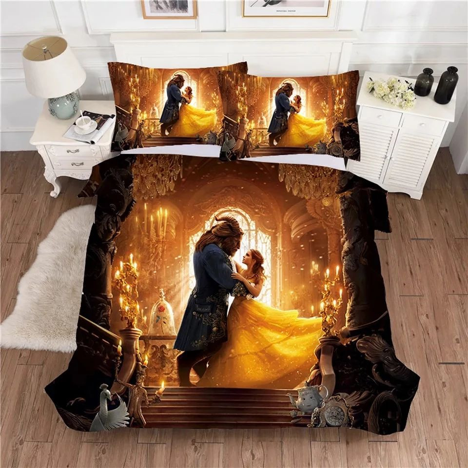 Beauty and the Beast 04 Duvet Cover Set - Bedding Set