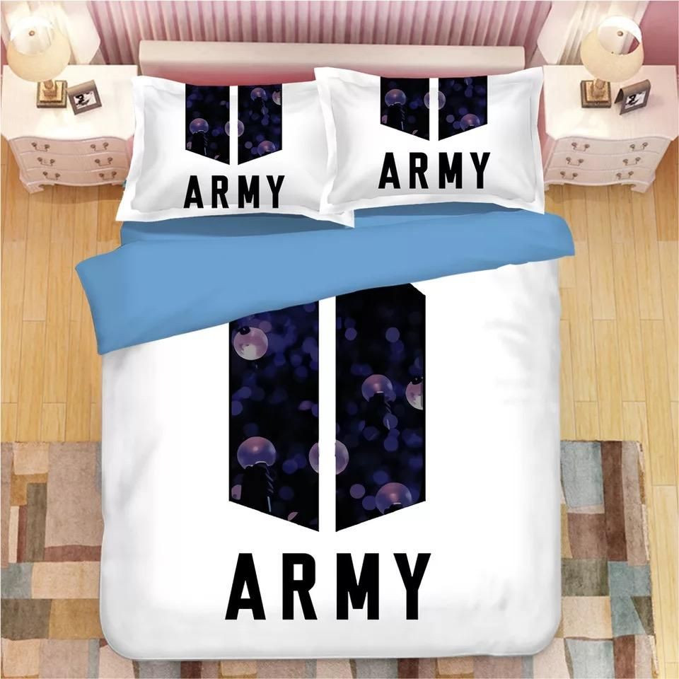 Kpop BTS Bangtan Boys Army 5 Duvet Cover Set - Bedding Set
