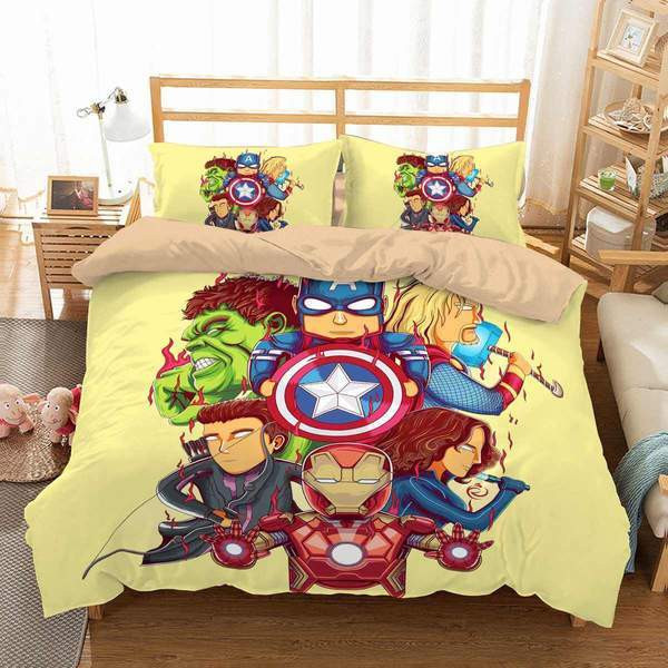 Avengers 9 Duvet Cover Set - Bedding Set