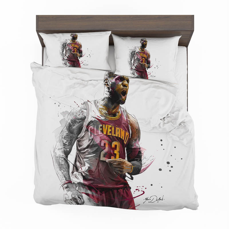 Lebron James Basketball NBA Duvet Cover Set - Bedding Set