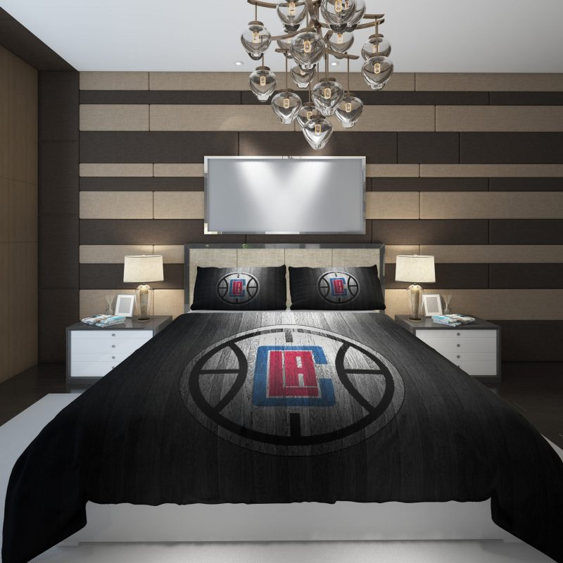 Los Angeles Clippers 32 NBA Basketball Duvet Cover Set - Bedding Set