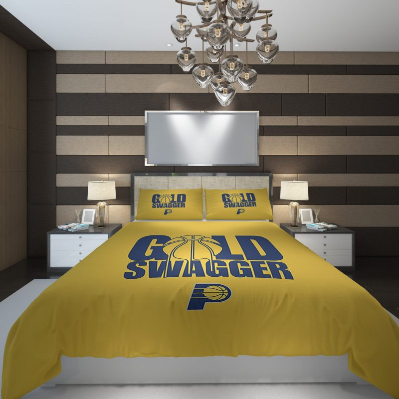 Indiana Pacers 22 NBA Basketball Duvet Cover Set - Bedding Set