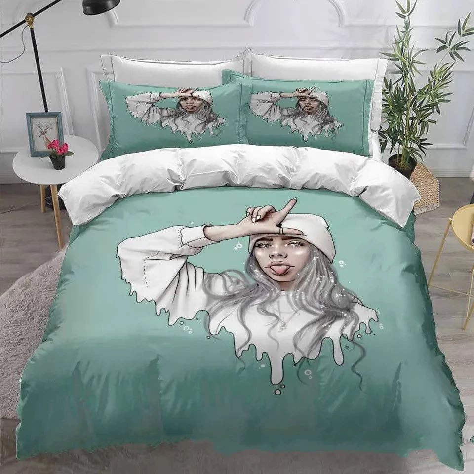 Billie Eilish 57 Duvet Cover Set - Bedding Set