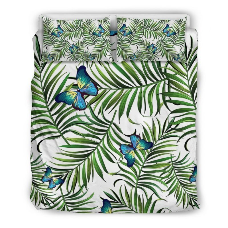 Tropical Butterfly Duvet Cover Set - Bedding Set