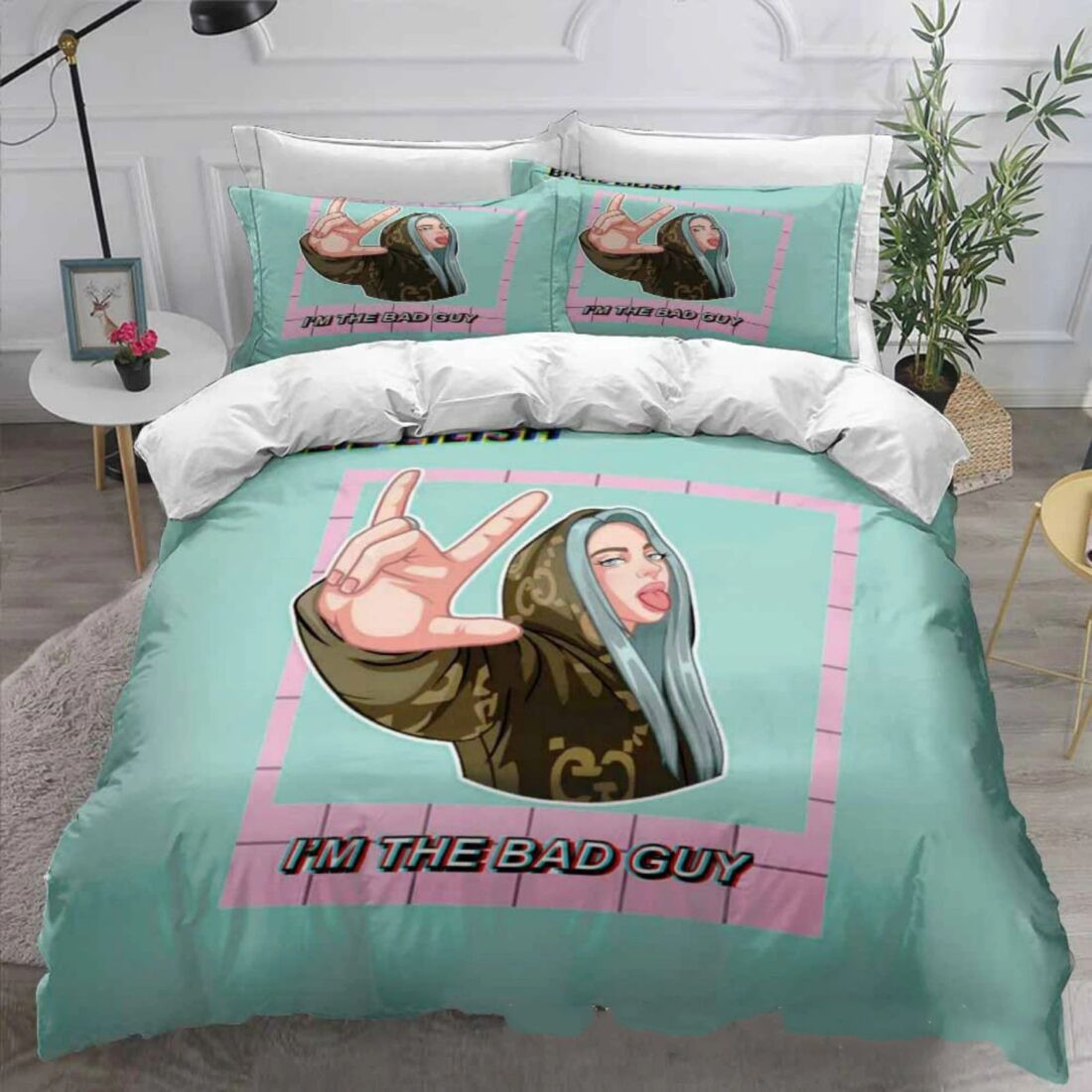 Billie Eilish 55 Duvet Cover Set - Bedding Set