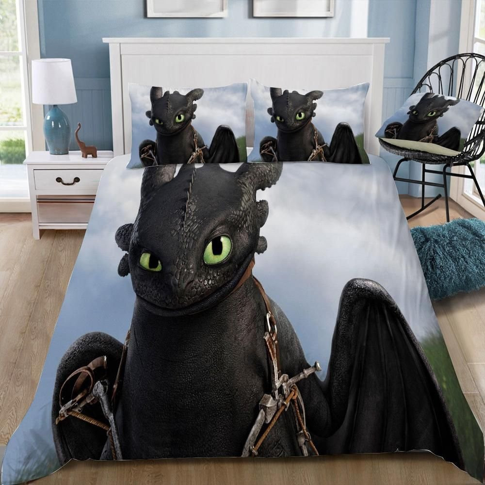 3d Customize How To Train Your Dragon 3 The Hiden World Duvet Cover Set - Bedding Set